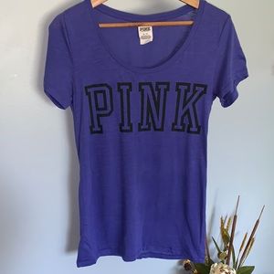 Pink Scoop Neck T